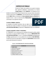 Contrato de Trabajo Embovedado