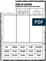 StatesofMatterWorksheet PDF