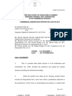 Aniket SA Investments LLC V Janapriya Engineers Syndicate PVT LTD & Ors CARBP (L) No 1244 of 2019