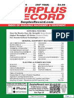 DECEMBER 2019 Surplus Record Machinery & Equipment Directory