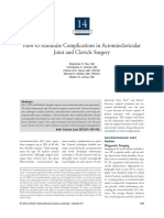 How To Minimize Complications in Acromioclavicular Joint and Clavicle Surgery