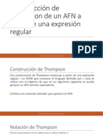 Automatas: Construcción Thompson