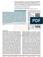 A Review On Performance of Toll Plaza by Using Queuing Theory