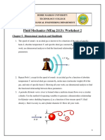 Fluid Mechanics Worksheet 2