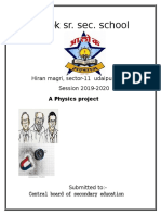 Alok Sr. Sec. School: Hiran Magri, Sector-11 Udaipur Session 2019-2020 A Physics Project