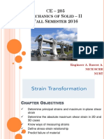 Lecture 4 - Strain Transformation and Mohr Circle For Strain