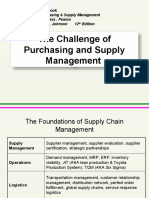 The Challenge of Purchasing and Supply Management