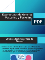 Estereotipos de Género