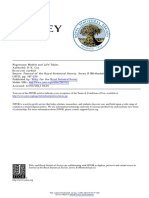 (Cox (1972) ) Regression Models and Life Tables PDF