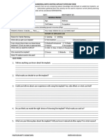 Subdermal Birth Control Implant Questionnaire