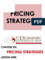 Chapter 6 Pricing Strategies