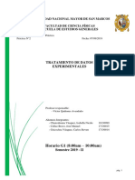 Informe de Laboratorio de Física - Tratamientos de Datos Experimentales