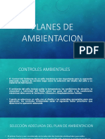 Planes de Ambientacion