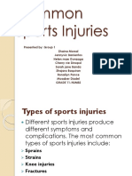 Common Sports Injuries