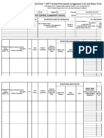 School Form 7 (SF7) School Personnel Assignment List and Basic Profile