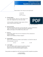 Equations Stage 3 Star 1 Sheet 1