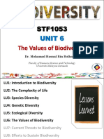 The Values of Biodiversity