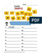 Present Simple Verb Games For ESL Learner