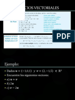 Espacios Vectoriales