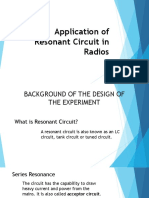 Application of Resonant Circuit in Radios