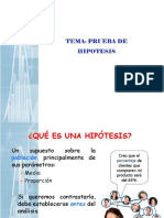 Prueba de Hipotesis