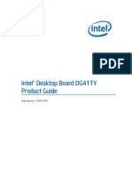 Intel® Desktop Board DG41TY Product Guide: Order Number: E52797-001