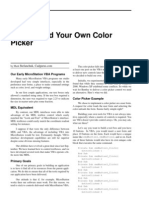 VBA - Build Your Own Color Picker: Feature