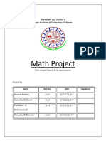 Math Project: Karnataka Law Society's Gogte Institute of Technology, Belgaum