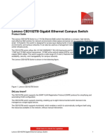 Lenovo CE0152TB Gigabit Ethernet Campus Switch: Product Guide