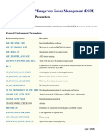 Configuration SAP EHS DGM