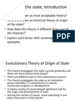 Evolutionary Theory of Origin of State