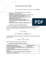 Calcular El Área para El Relleno Sanitario