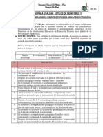 Cuestionario para Evaluar Los Estilos de Supervision Educativa