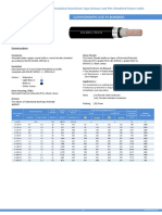 Cu Xlpe Dsta PVC 0.6 1 KV (N2xby)