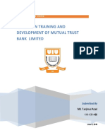 Training & Development of MTBL PDF