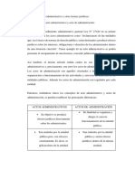 Diferencias Entre El Acto Administrativo y Otras Formas Jurídicas