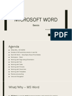 Microsoft Word Basics