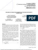 2002 Influence of Heave Plate Geometry On The Heave Response of Classic Spars