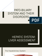 Hepato-Biliary System and Their Disorders