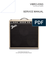 Vibro-King Service Manual: Custom Shop Series