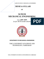 Mtech Syllabus Me 2018-19