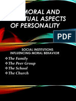 The Moral and Spiritual Aspects of Personality