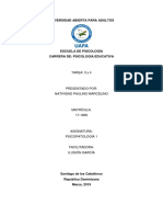 Psicopatologia Tarea 3 y 4