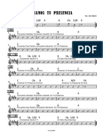 Amamos Tu Presencia Partitura Completa PDF