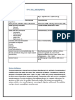 Upsc Syllabus (New) Prelims Syllabus:: Paper 1 (General Studies) Paper 2 (Civil Services Aptitude Test)