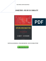 Stoichiometry 5e by B I Bhatt