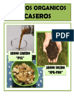 Abonos Organicos: Caseros