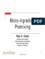 Micro Premixing