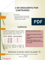 Logistica... Modelo de Descuento Por Cantidades