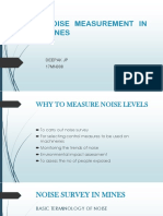 Noise Measurement in Mines